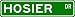 HOSIER Street Sign ~ Personalized Family Lastname Sign ~ Gameroom, Basement, Garage S...