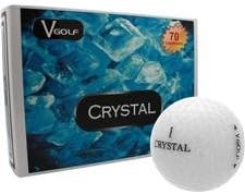 V Golf Crystal White Golf Balls