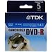 TDK 8 cm DVD 5 pack for Camcorders