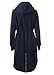 Upopby Women's Zip Up Long Hoodies Sweatshirt Tunic Hooded Jacket Coat