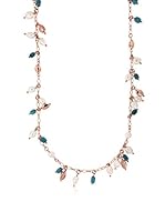 Perlaviva Collar Cultured Pearl Turquoise Bronze Rosado / Perla / Turquesa