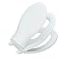KOHLER K-4732-0 Transitions Quiet-Close Toilet Seat, White