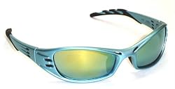AO Safety 90989 Fuel High Performance Safety Glasses with Steel Blue Frame #90989