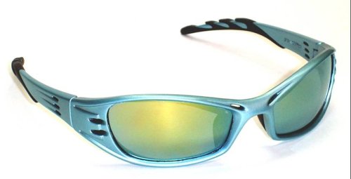 AO Safety 90989 Fuel High Performance Safety Glasses with Steel Blue Frame #90989
