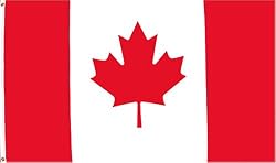 Canada National Country Flag: 3x5ft Poly