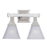 Brentwood 2-Light Wall Sconce- Satin Nickel
