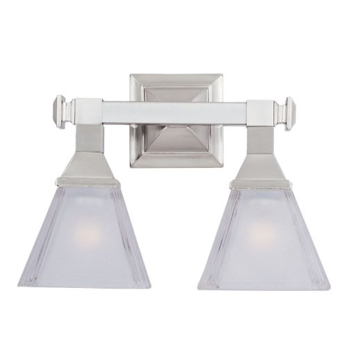 Brentwood 2-Light Wall Sconce - Satin Nickel