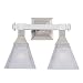 Brentwood 2-Light Wall Sconce- Satin Nickel