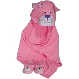 Kingsley Cat Robe with Matching Cat Slippers