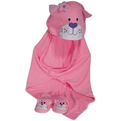 Kingsley Cat Robe with Matching Cat Slippers