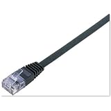 ELECOM GigabitスーパーフラットLANケーブル(黒)5m LD-GF/BK5