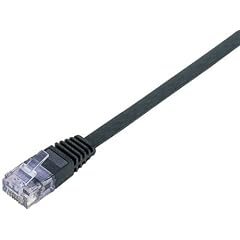 ELECOM GigabitスーパーフラットLANケーブル(黒)5m LD-GF/BK5