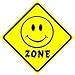 SMILE ZONE happy face joke humor NEW sign