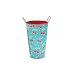 Retro Design Cherry Pie Tin Pail For Storage, Plants And Decorative Kitchen Decor