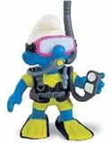 The Smurfs Smurf in Diving Gear Pvc Figure