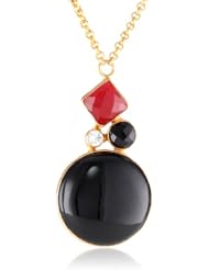 Kanupriya Geo Gem Pendant Necklace, 32.19"
