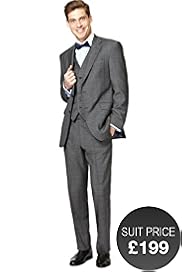 Sartorial Pure Wool 2 Button Prince of Wales Checked Jacket