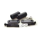 2004-2005 Honda CBR 1000RR No Cut Black Frame Sliders Crash Protectors Motorcycle by KapscoMoto