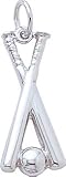 Baseball & Bats Charm by Rembrandt Charms