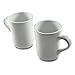 8 Oz. (Ounce) White Diner Style Coffee Mug, Coffee Mugs, Coffee Bar Cups, Restaurant Quality - Two (2) Sets