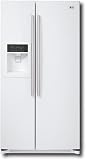 LG LSC27926SW Side-By-Side Refrigerator, Smooth White