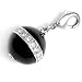 Charms Anh�nger f�r Bettelarmband schwarze Kugel mit Strass