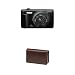 Olympus VR-340 16MP Digital Camera (Black) and Premium Leather Case (Brown)