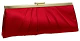 Jessica McClintock 450970 Rectangle Satin Clutch