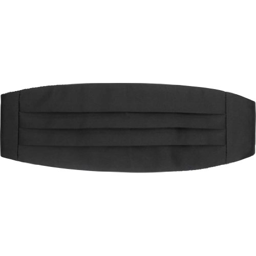 Kyle Thomas Men's 4 Pleat Satin Cummerbund