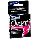 Durex Avanti Superthin Lubricated Non-Latex Condoms - 3 Per Pk X 6 Packs
