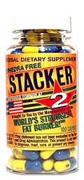 Stacker 2 Fat Burner Capsules, Ephedra Free, 100-Count Bottle