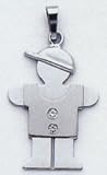Boy Diamond Childs Charm - XK448AA