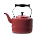 Paula Deen 2 Quart Enamel on Steel Teakettle, Red
