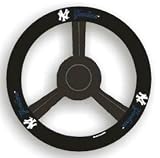 New York Yankees Leather Steering Wheel Cover