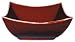 Red oxblood pagoda bowl