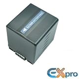 Ex-Pro High Power CGA-DU21, CGA-DU21A, CGADU21, 2100mAh - 2 Year Warranty Replacement Lithium Li-on Digital Camera Battery for Panasonic :- VDR-D308GK, VDR-D310, VDR-D220