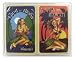 2-PACK PALM GIRL PLAYING CARDS - TIKI BAR PARTY