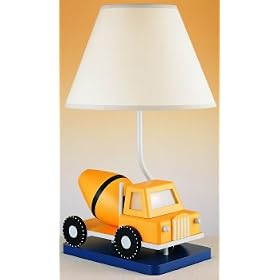 Construction Truck w/ Night Light Lamp