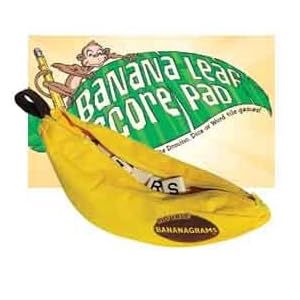 Bananagrams JUMBO set with Banana Leaf score pad! - double the tiles! come with Banana... by 
