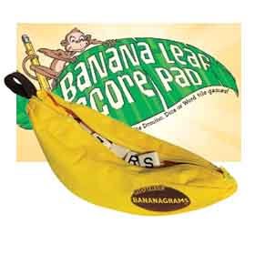 Bananagrams JUMBO set double the tiles with Banana Leaf Score Pad! images