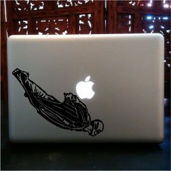 Wingsuit vinyl decal sm