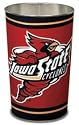 Iowa State Cyclones ( University Of ) NCAA 15" Inches Metal Trash Can/Waste Basket