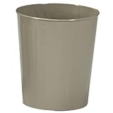 Safco(R) Round Wastebasket, 5 7/8 Gallons, Black