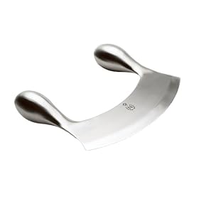 NIGELLA LAWSON HERB CHOPPER / MEZZALUNA - STAINLESS BRUSHED STEEL