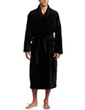 Majestic International Men's Terry Velour Bamboo Raglan Robe