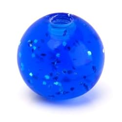 Blue Glitter Uv Replacement Ball - 6mm