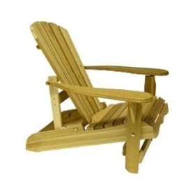 The Reclining Adirondack Bear Chair - Cedar by
