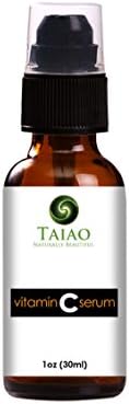 Taiao - Vitamin C Serum for Face. 20% Vitamin C + E + Hyaluronic Acid Serum. Anti Wrinkle, Anti Aging and Moisturizing Serum for Softer, Healthier, Younger Skin. 1 OZ.