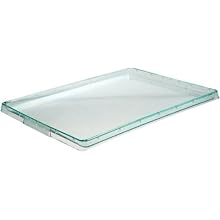 Packnwood "Klarity" Transparent Green Tray, 14.9" Length x 10.7" Width (2 Packs of 25)