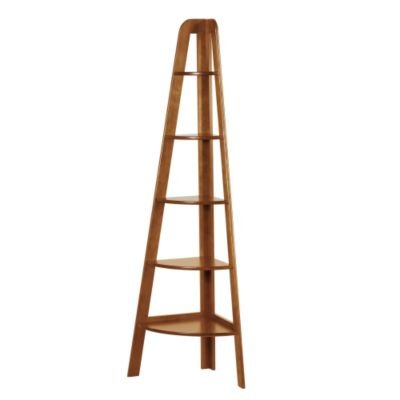 Sawhorse 72 Corner Bookshelf, Finish: Rubbed White